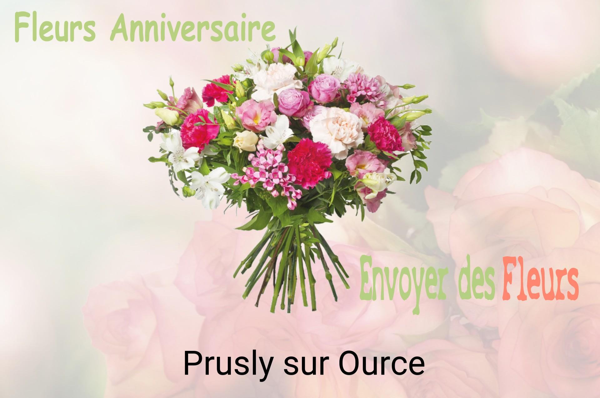 Bouquet de fleurs d’anniversaire livré à Prusly-sur-Ource
